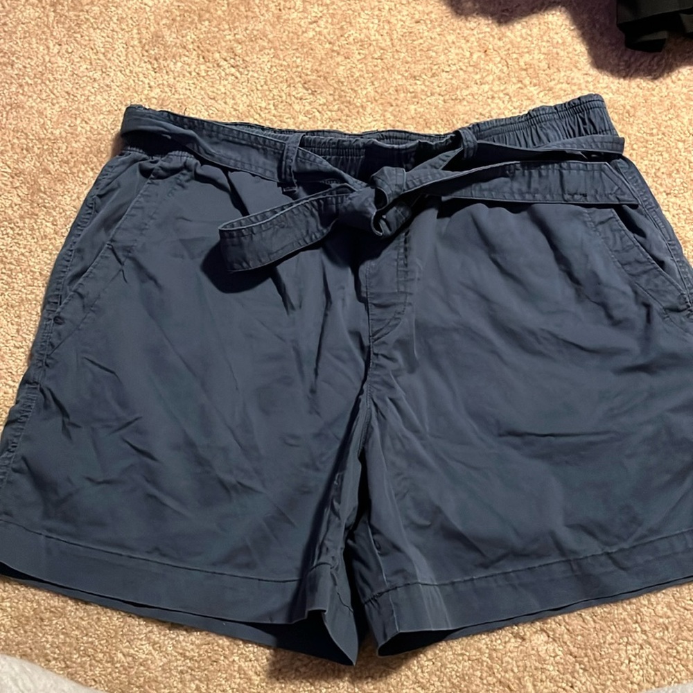 POLO Ralph Lauren - Navy Blue Belted Shorts - size XL